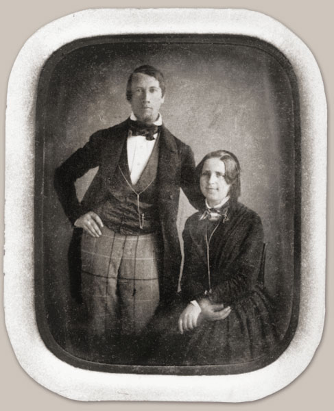 Johann B. Spyri mit Johanna Heusser.